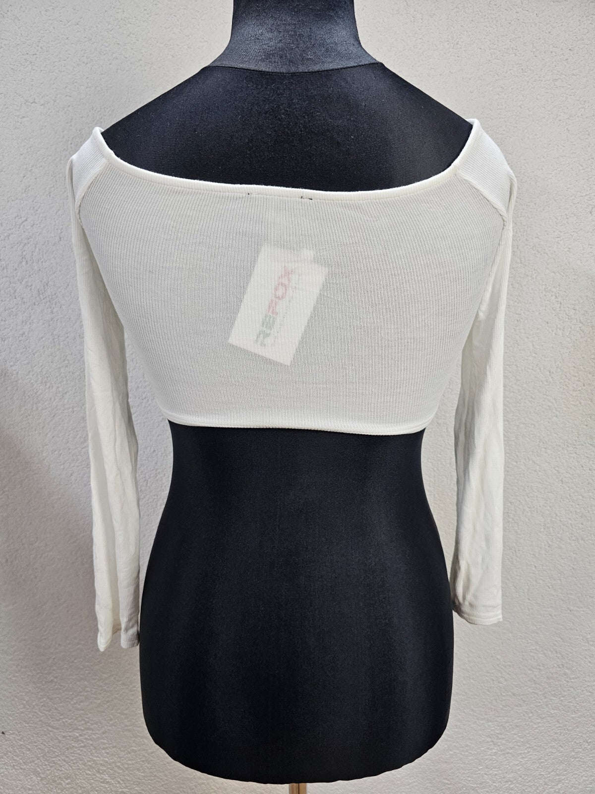 EK5907 Damen Shirt von Tally Weijl, weiß, Gr. L3