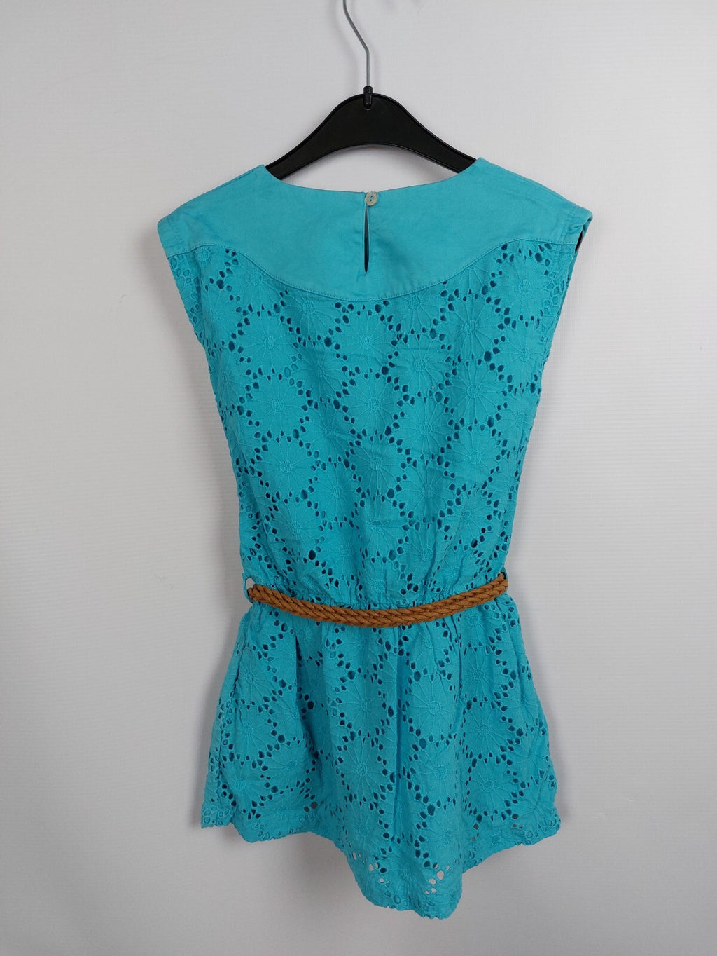 EK1063 Mädchen Kleid von Pampolina, hellblau, Gr. 1224