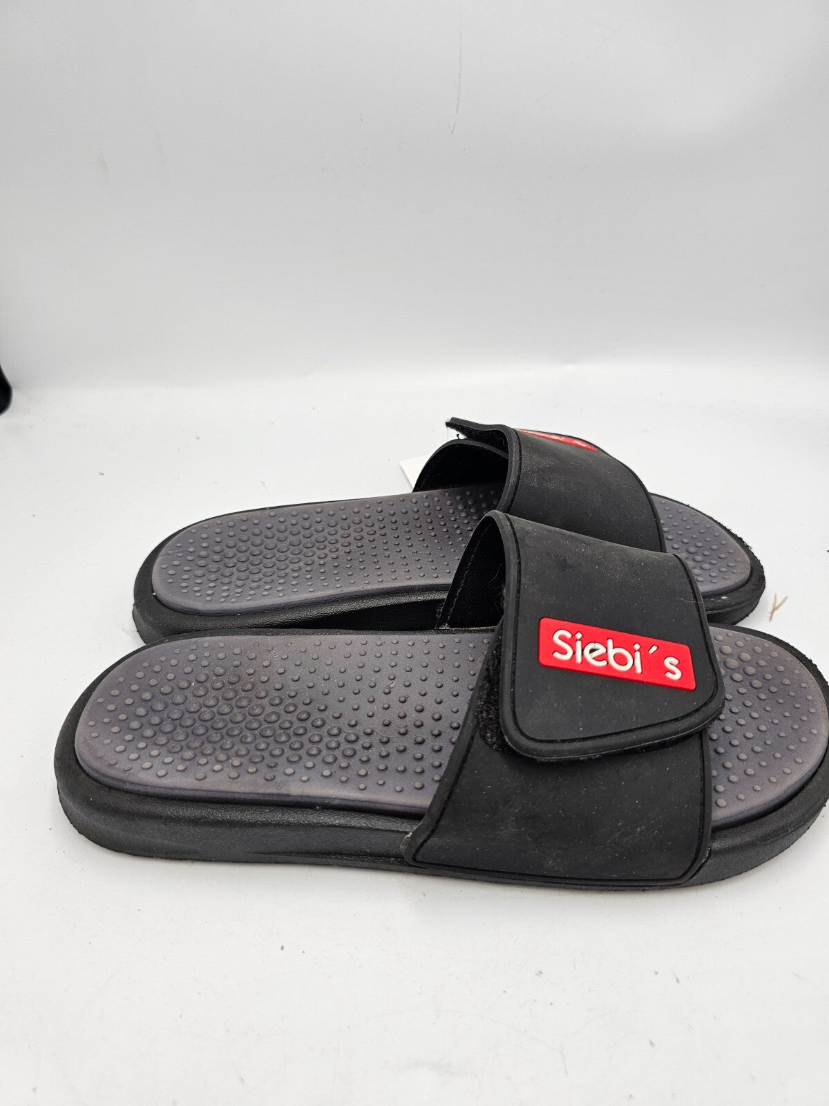 ES0445 Herren Latschen von Siebi`s, schwarz, Gr.405