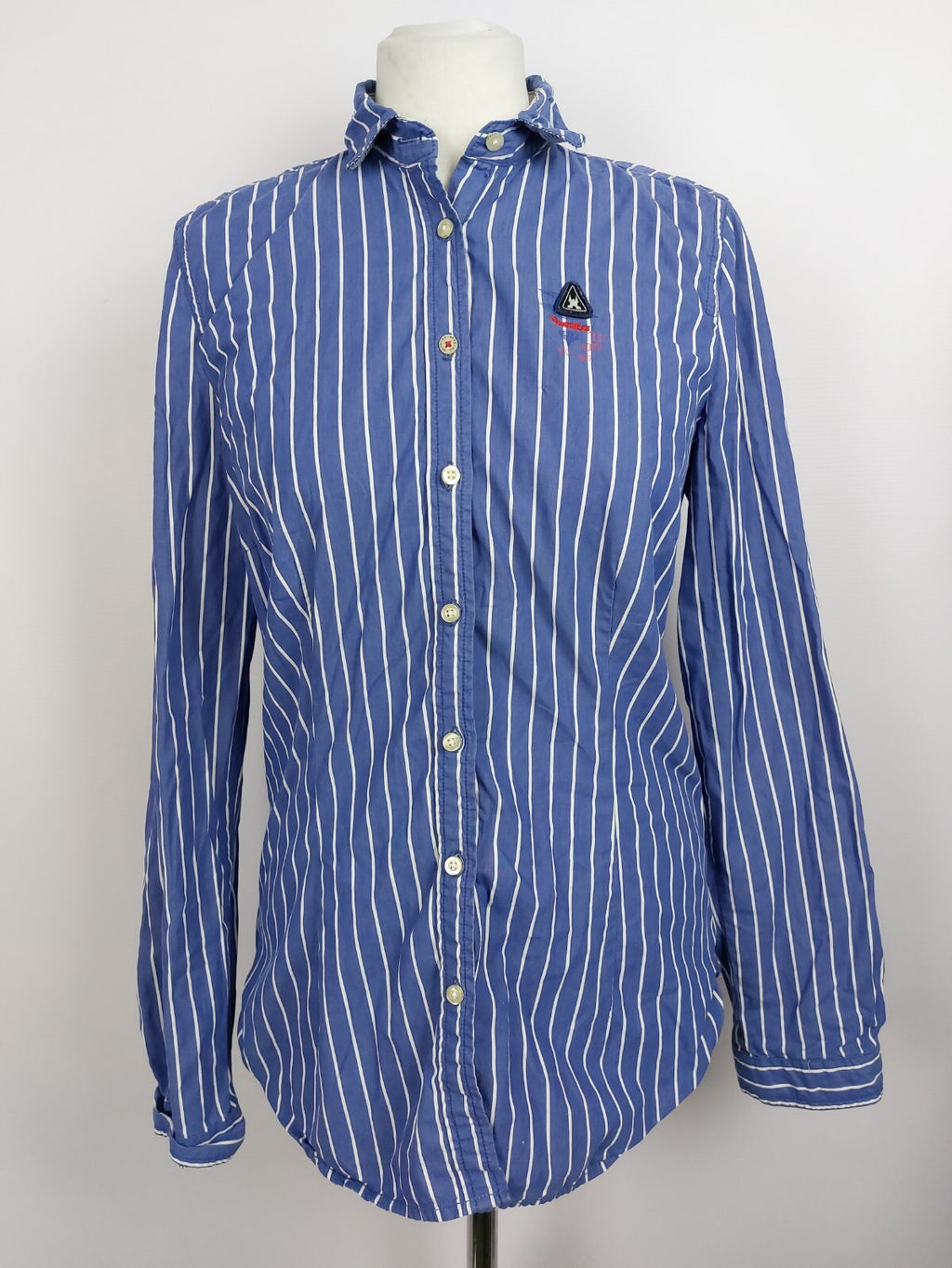 Ek4584 Damen Bluse von Gaastra, blau/weiß gestreift, Gr. M0