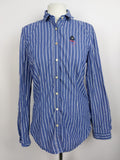 Ek4584 Damen Bluse von Gaastra, blau/weiß gestreift, Gr. M0