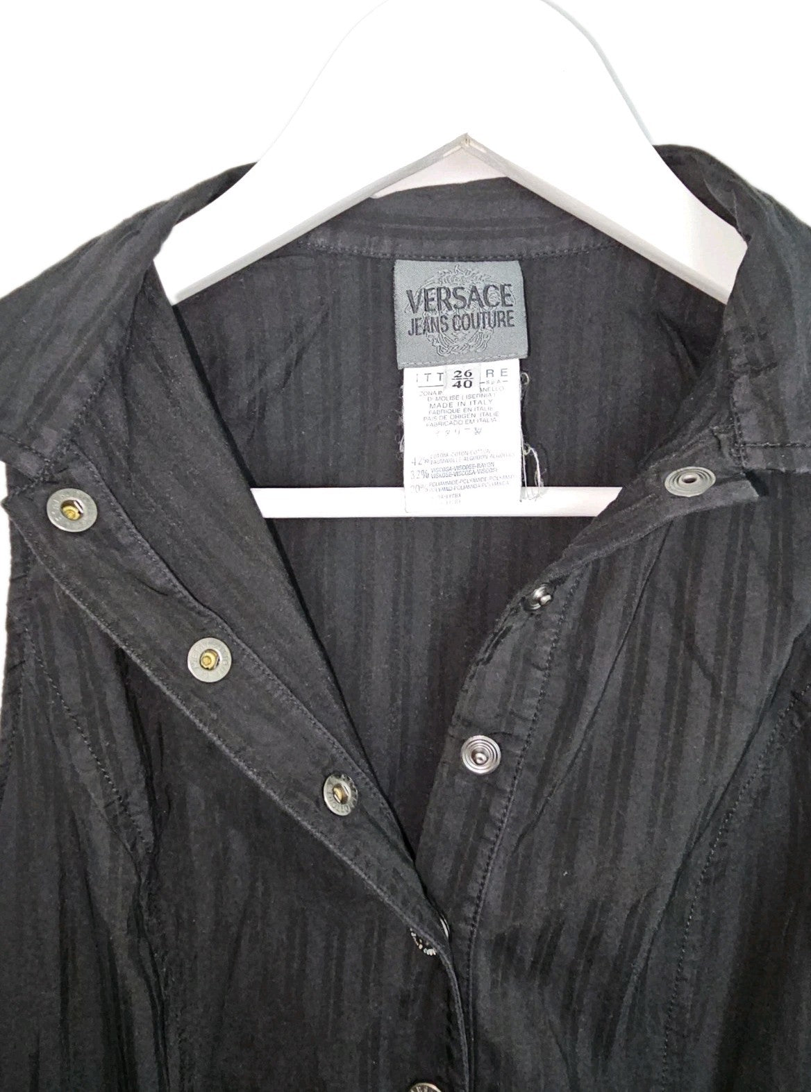 EK9594 Damen Kleid von Versace, Schwarz, Gr. 26/4010