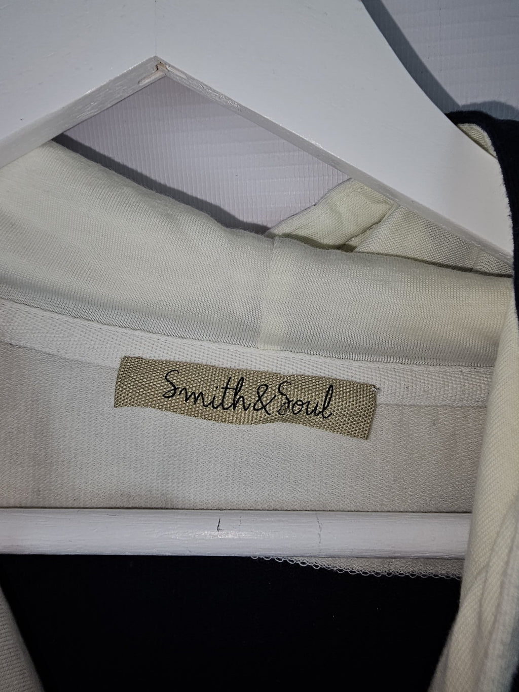 EK7906 Damen Pullover von Smith&Soul, Weiß/Blau, Gr. S3