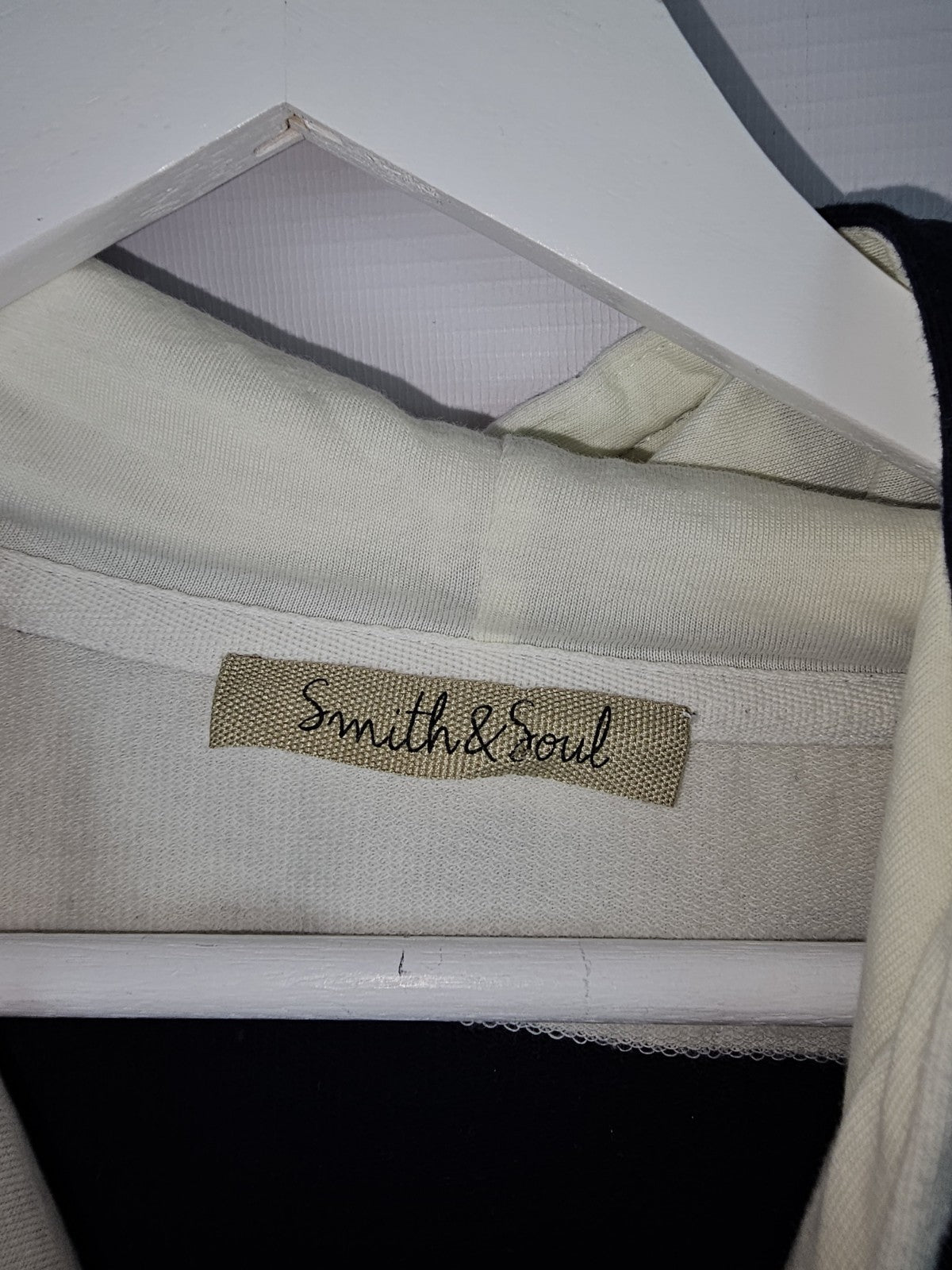 EK7906 Damen Pullover von Smith&Soul, Weiß/Blau, Gr. S3