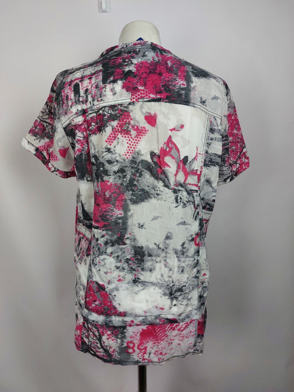 EK5015 Damen Bluse von Cecil, grau/pink, Gr. M5