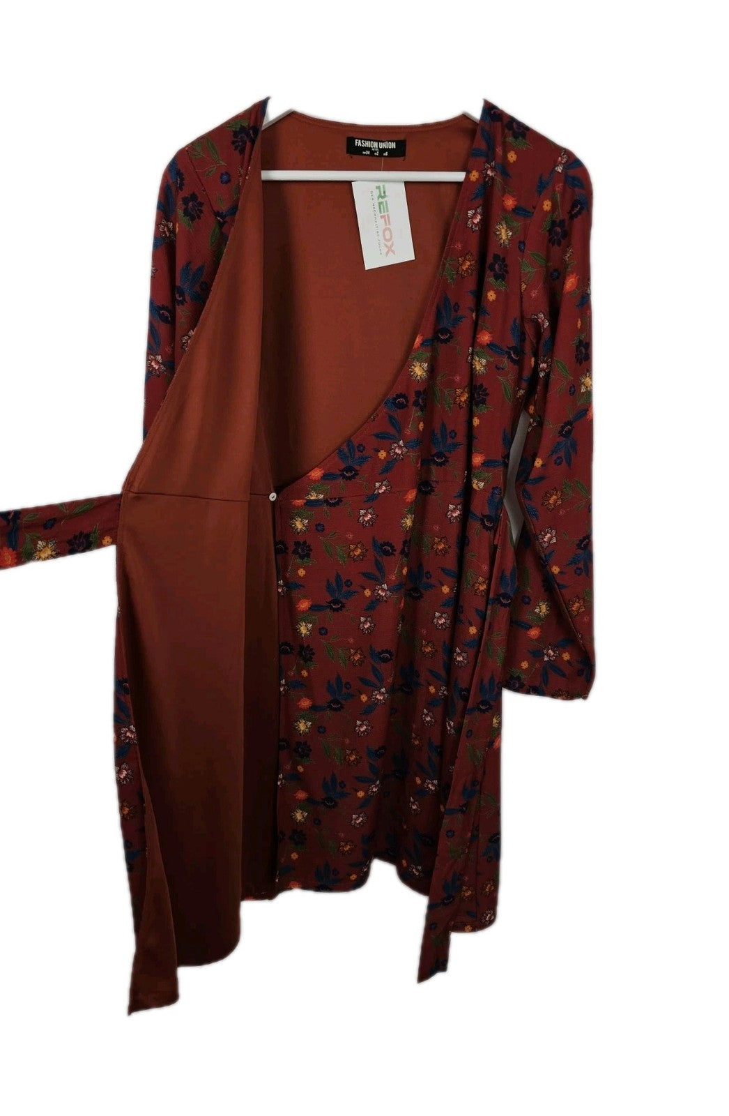 EK8146 Damen Kleid vok Fashion Union, rot, Gr.343