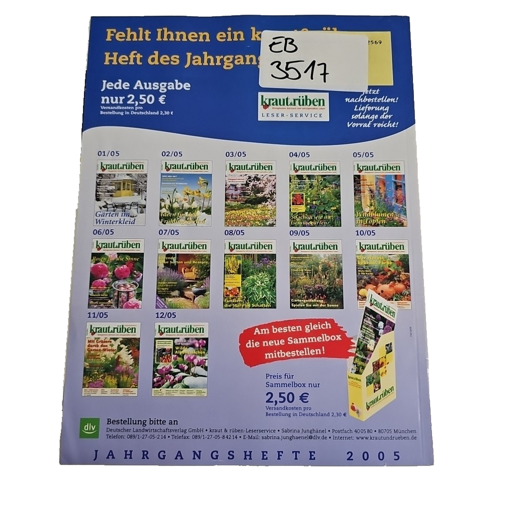 EB3517 Kraut und Rüben, 04/2006, biologisches Gärtnern und naturgemäßes Leben1