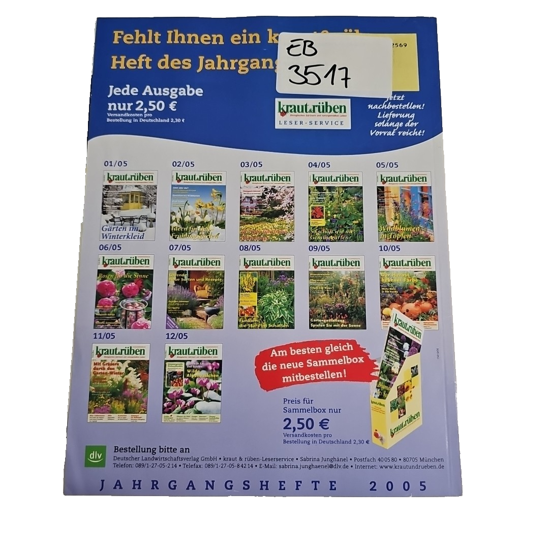 EB3517 Kraut und Rüben, 04/2006, biologisches Gärtnern und naturgemäßes Leben1