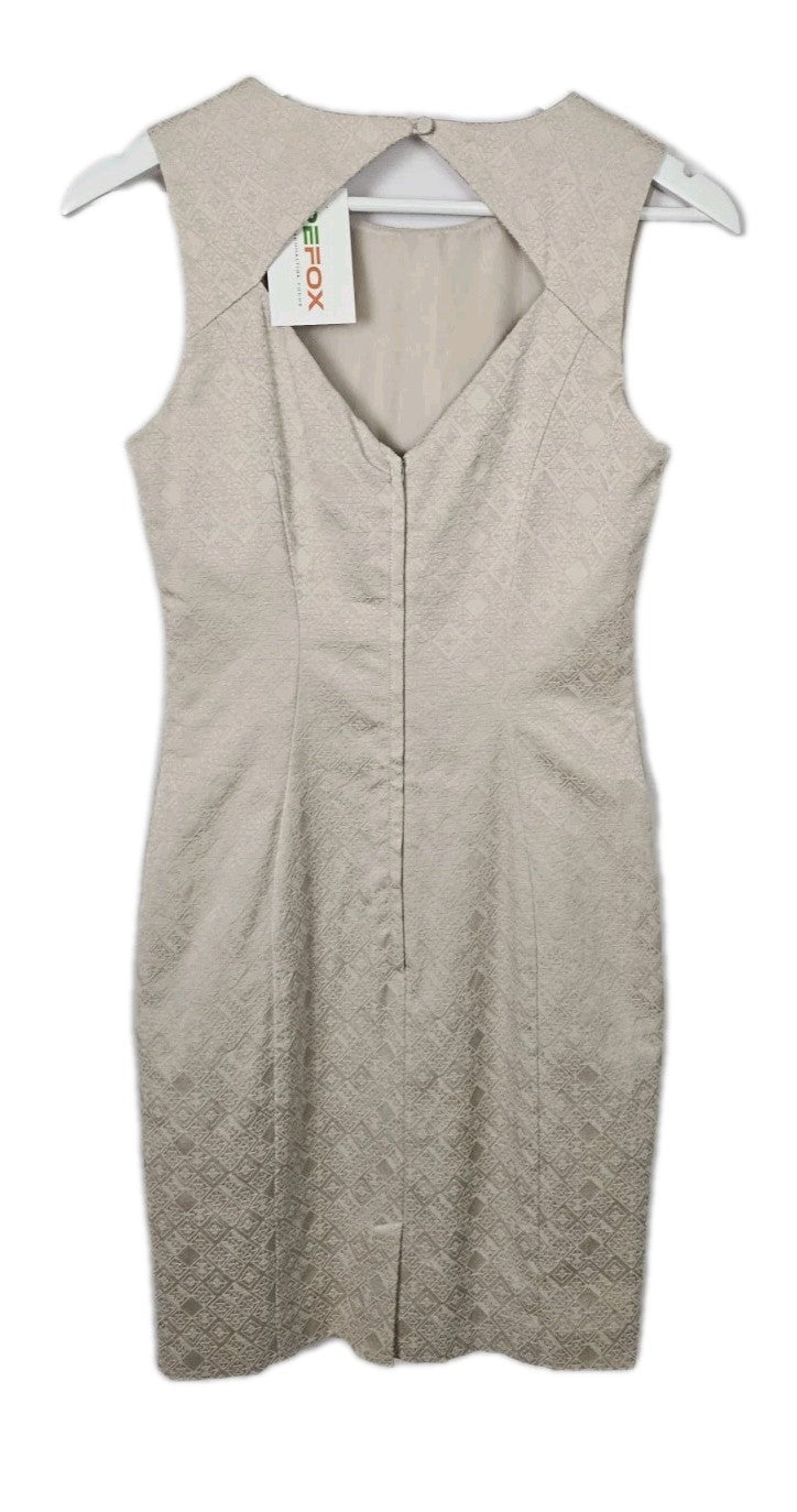 EK8540 Damen Kleid von H&M,  Beige, Gr. Ca. 363