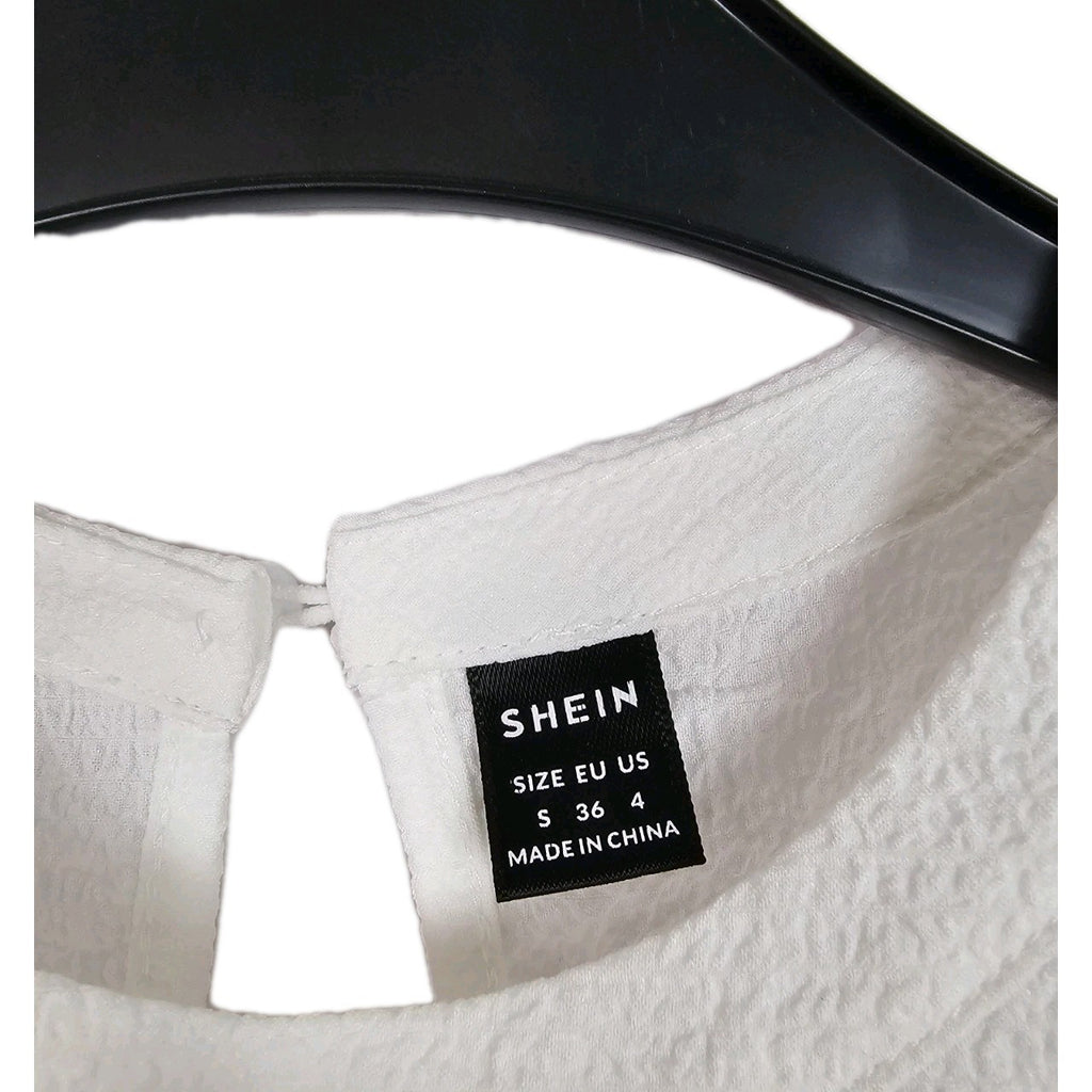 EK10841 Damen Kleid von Shein, Weiß, Gr. S3