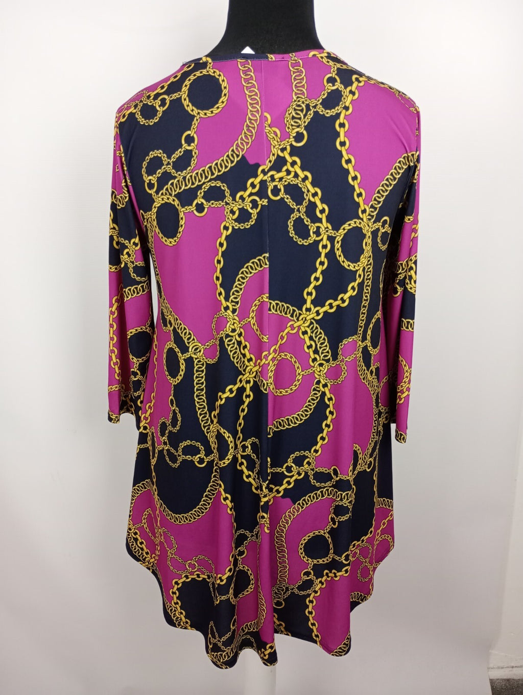 EK2244 Damen Shirt von Candy Curves, pink/schwarz/gold, Gr. 40/425