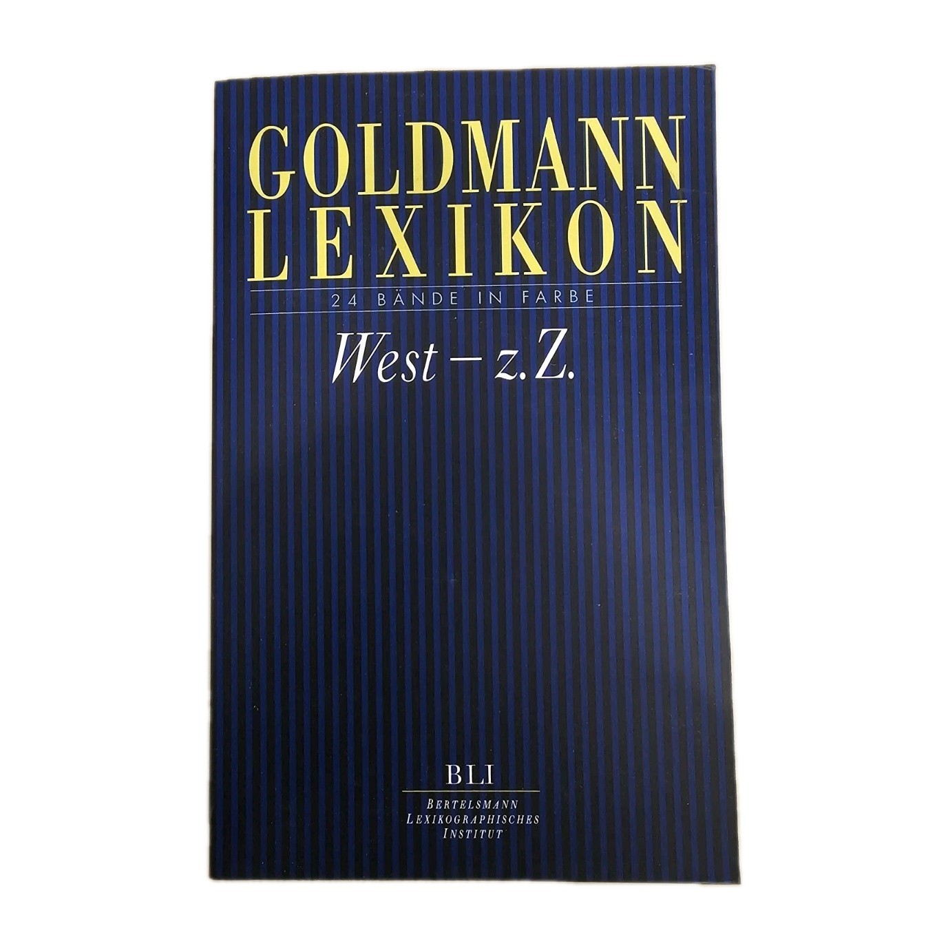 EB3827 Goldmann Lexikon, 24 Bänder in Farbe: Band 24, West-z.Z.0
