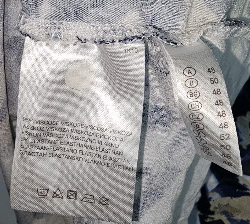 EK8103 Damen T-Shirt von C&A, blau, Gr.484