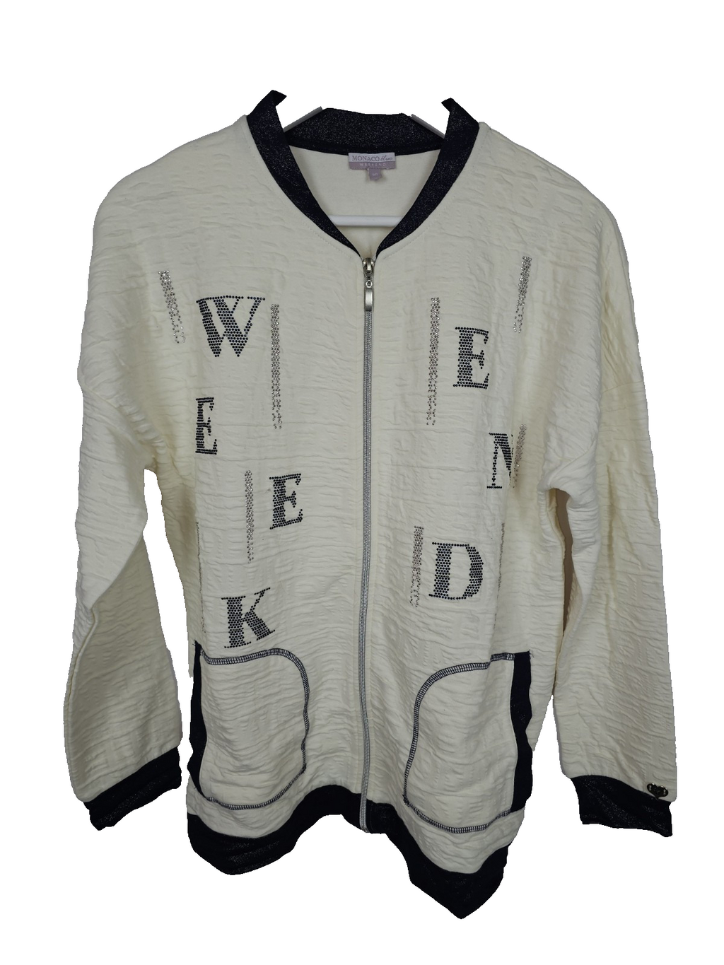 EK7237 Damen Jacke von Monaco blue, beige, Gr.360