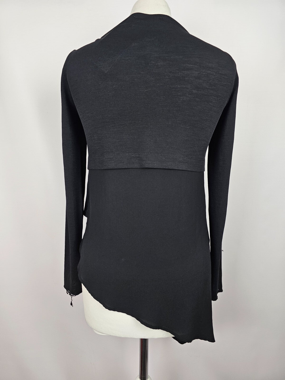 EK4889 Damen Langarmshirt von Zara, schwarz, Gr.S3