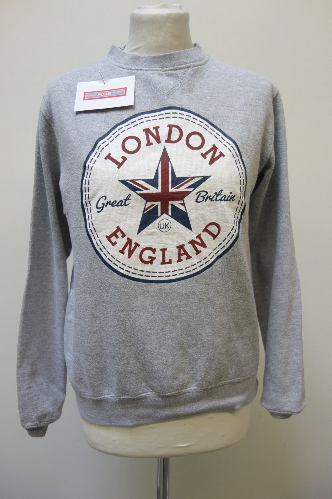 EK3454 Damen Pullover von Great Britain, grau, Gr. S0