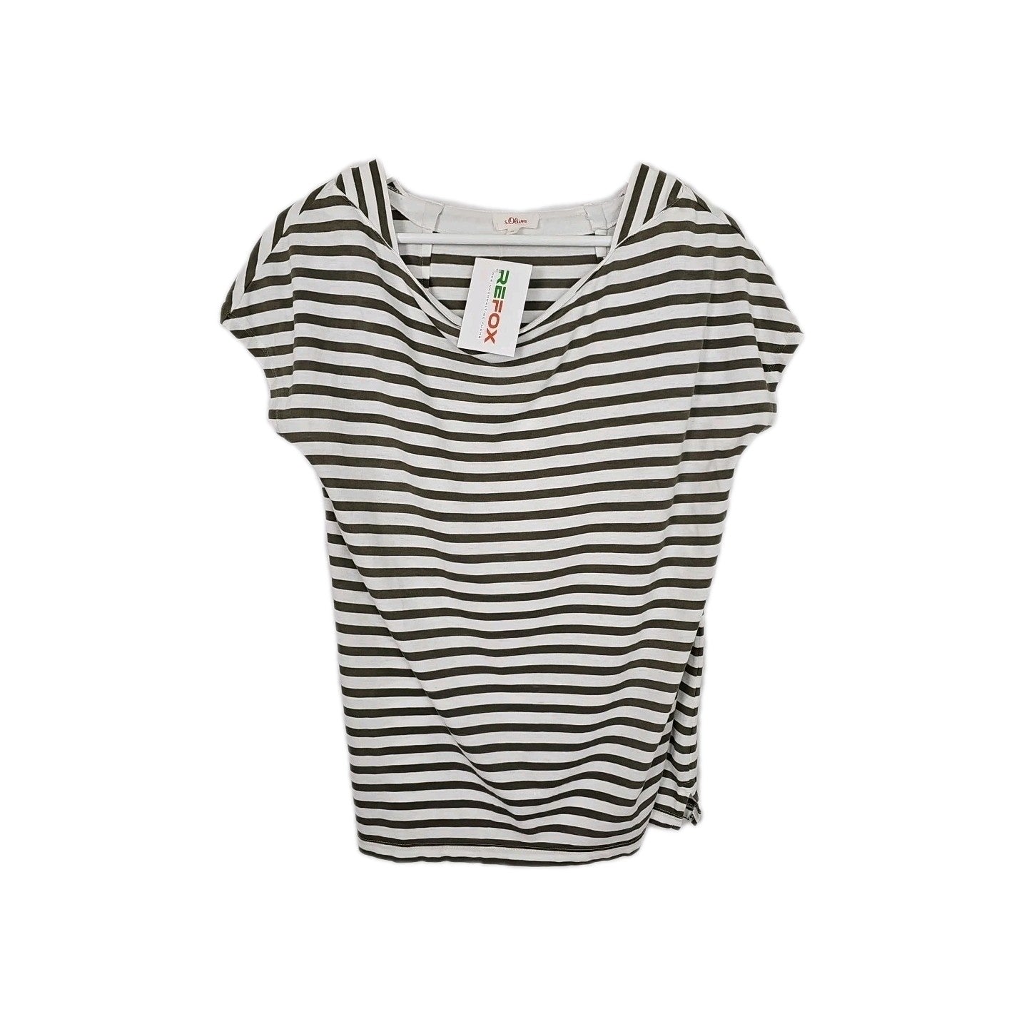 EK9802 Damen T-Shirt S.Oliver Gr.36 Weiß Gestreift0