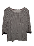 EK7378 Damen Bluse von Cecil, Weinrot/Weiß, Gr.L0