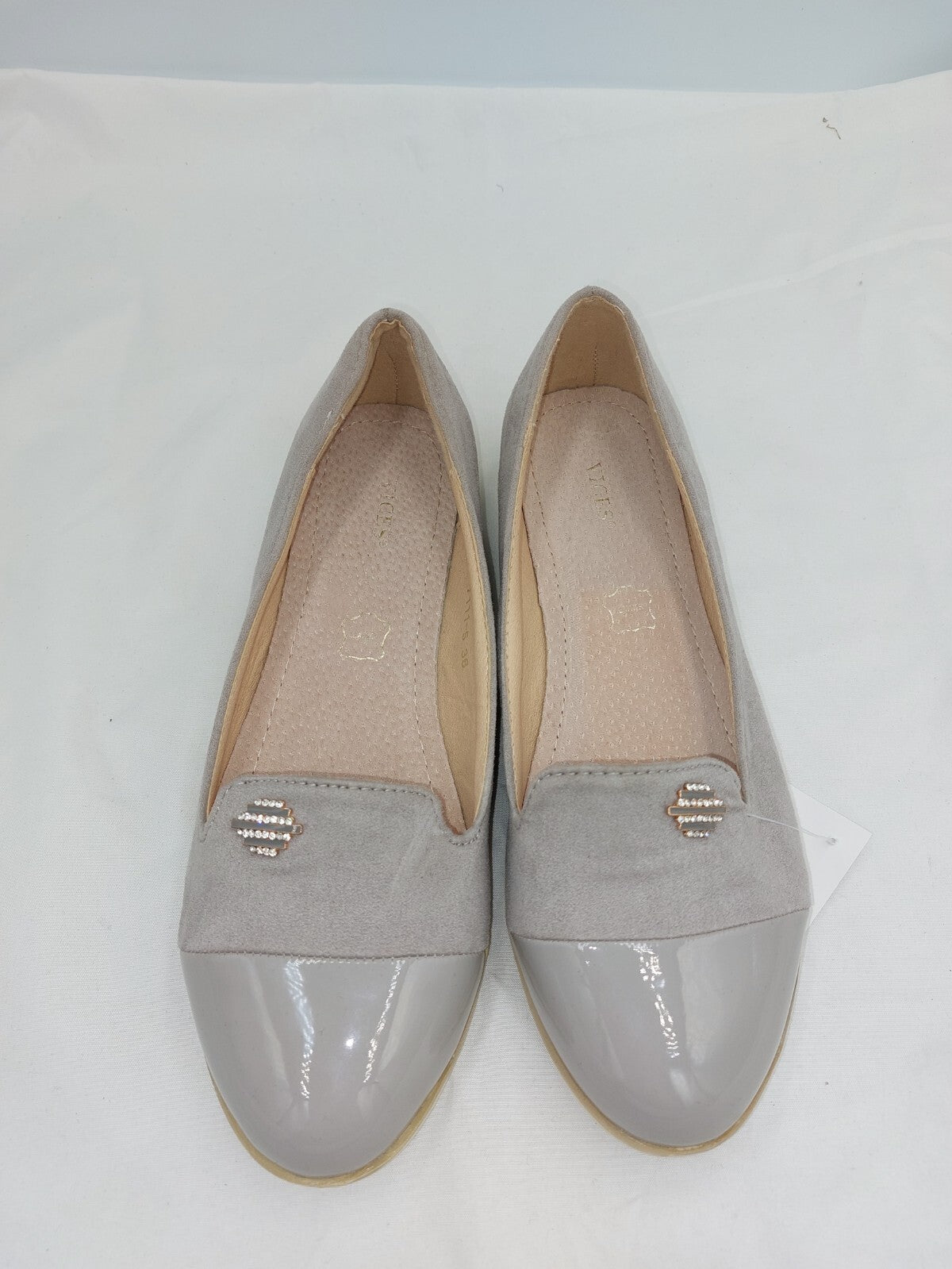 ES0002 Mädchen Ballerina von Vices, grau, Gr.361