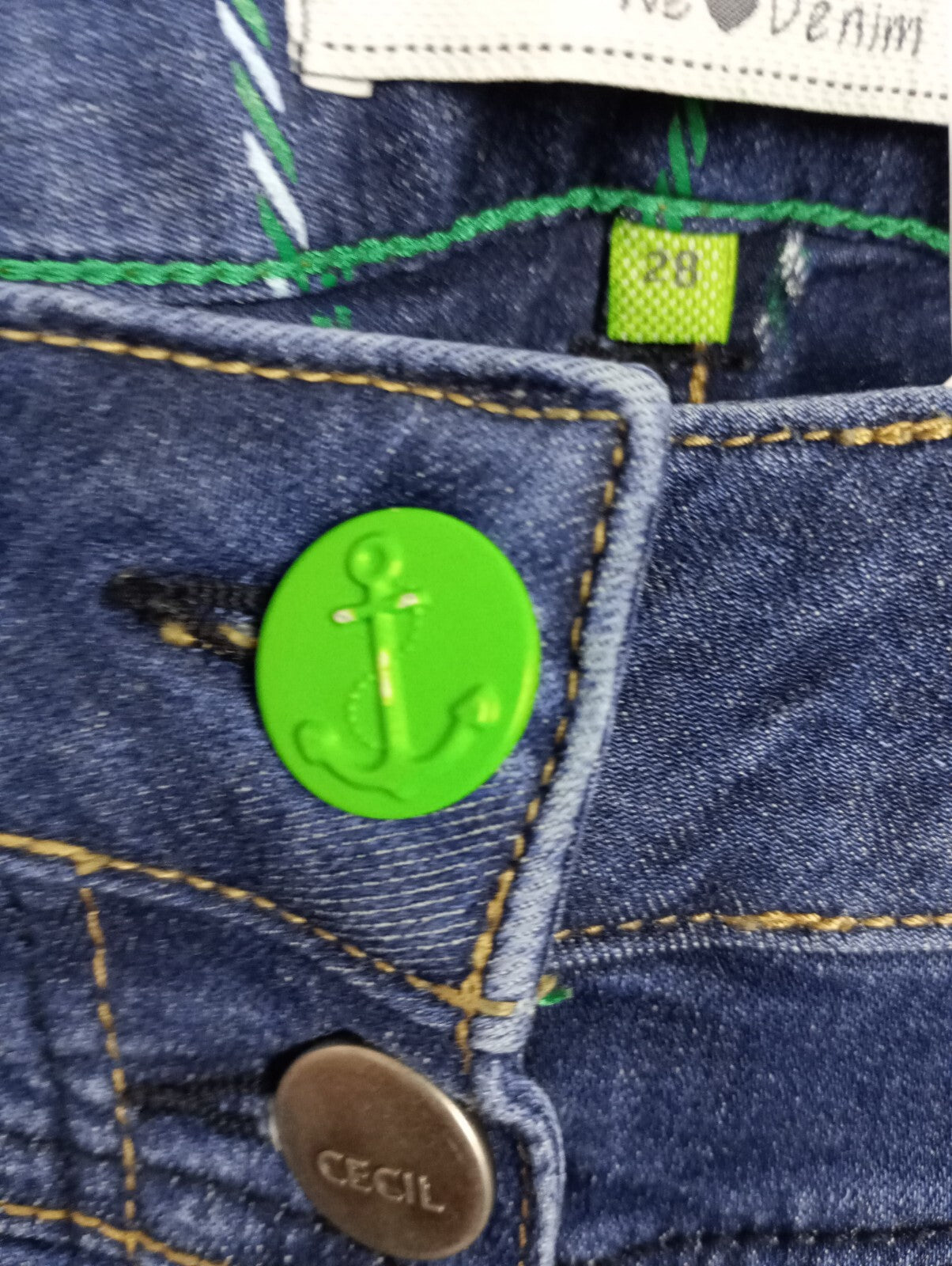 EK5104 Damen Jeans von Cecil, blau, Gr. 285