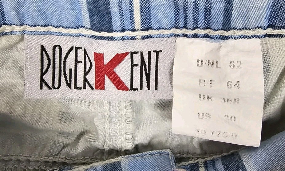 EK7290 Herren Kurze Hose RogerKent Gr.62 Blau Karriert1