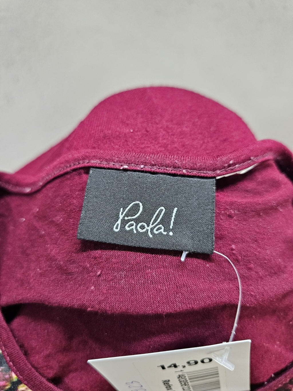 EK5923 Damen Langarmshirt von Paola!, rot, Gr.L (Größentabelle)4