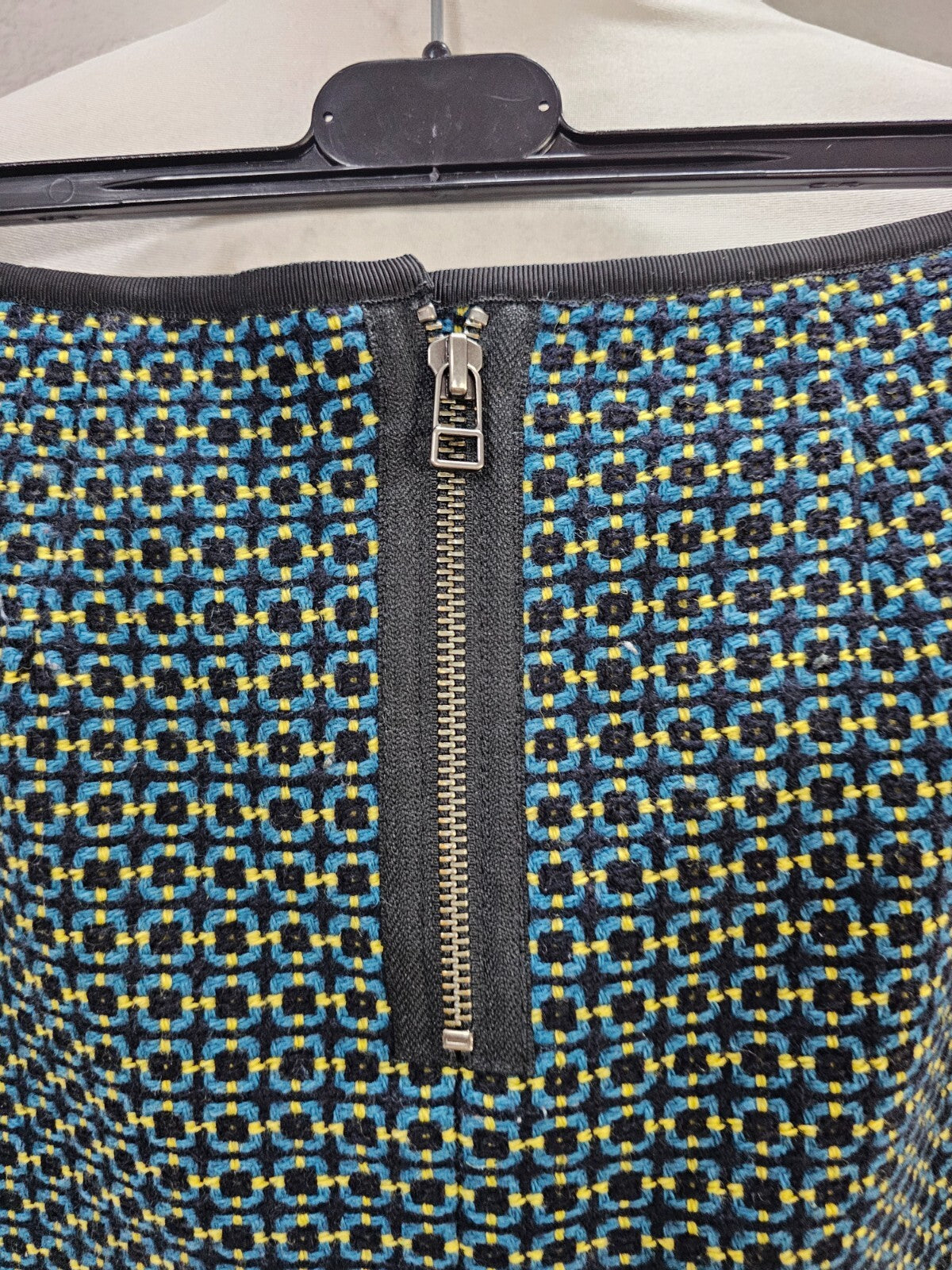 EK6325 Damen Rock von Marc O`Polo, schwarz/teal/gelb, Gr. 383