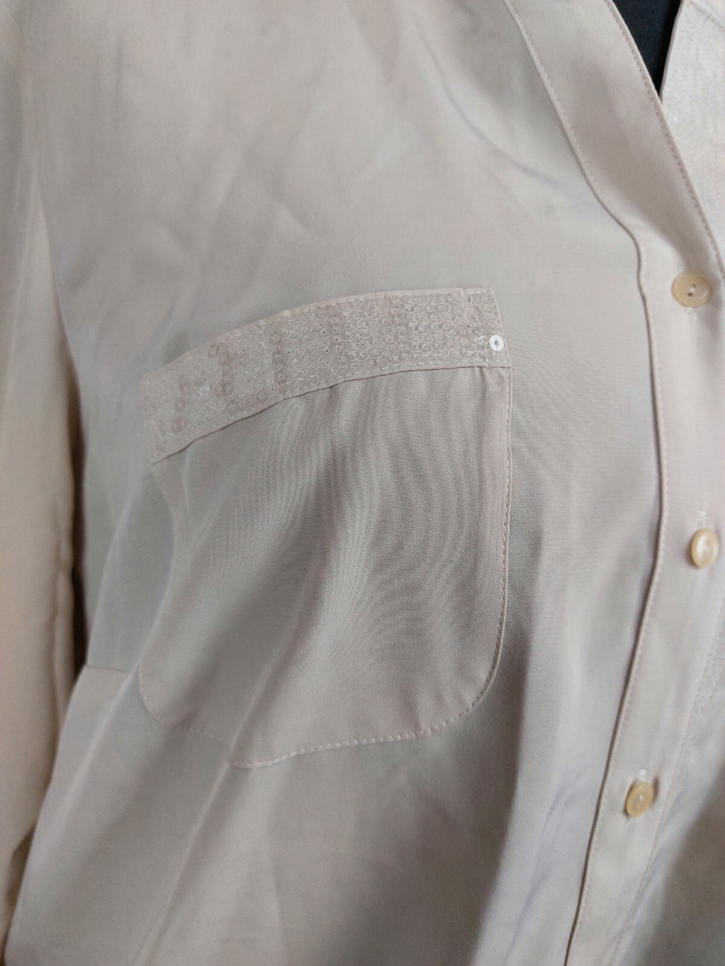 EK3918 Damen Bluse von Erfo, beige, Gr. 463