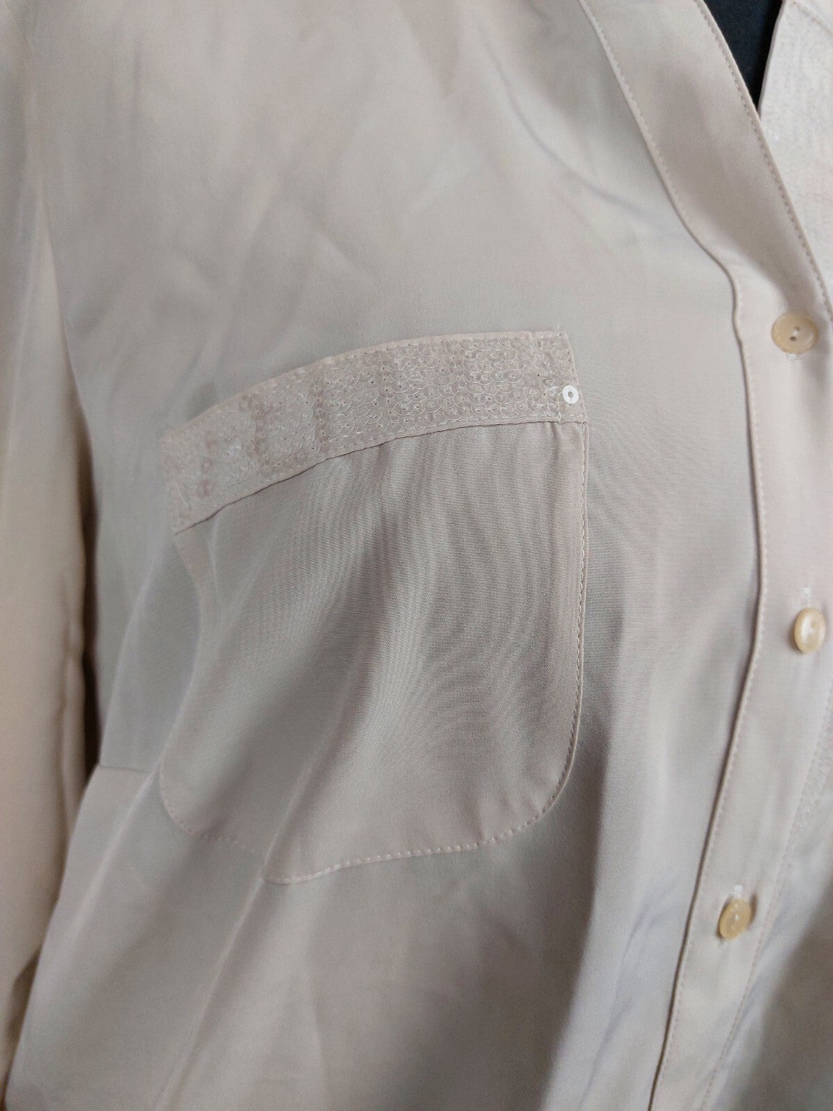 EK3918 Damen Bluse von Erfo, beige, Gr. 463