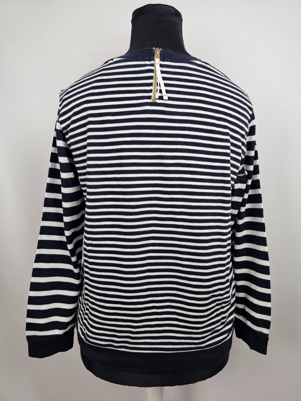 EK5559 Damen Pullover von s.Oliver, dunkelblau-weiß, Gr.403