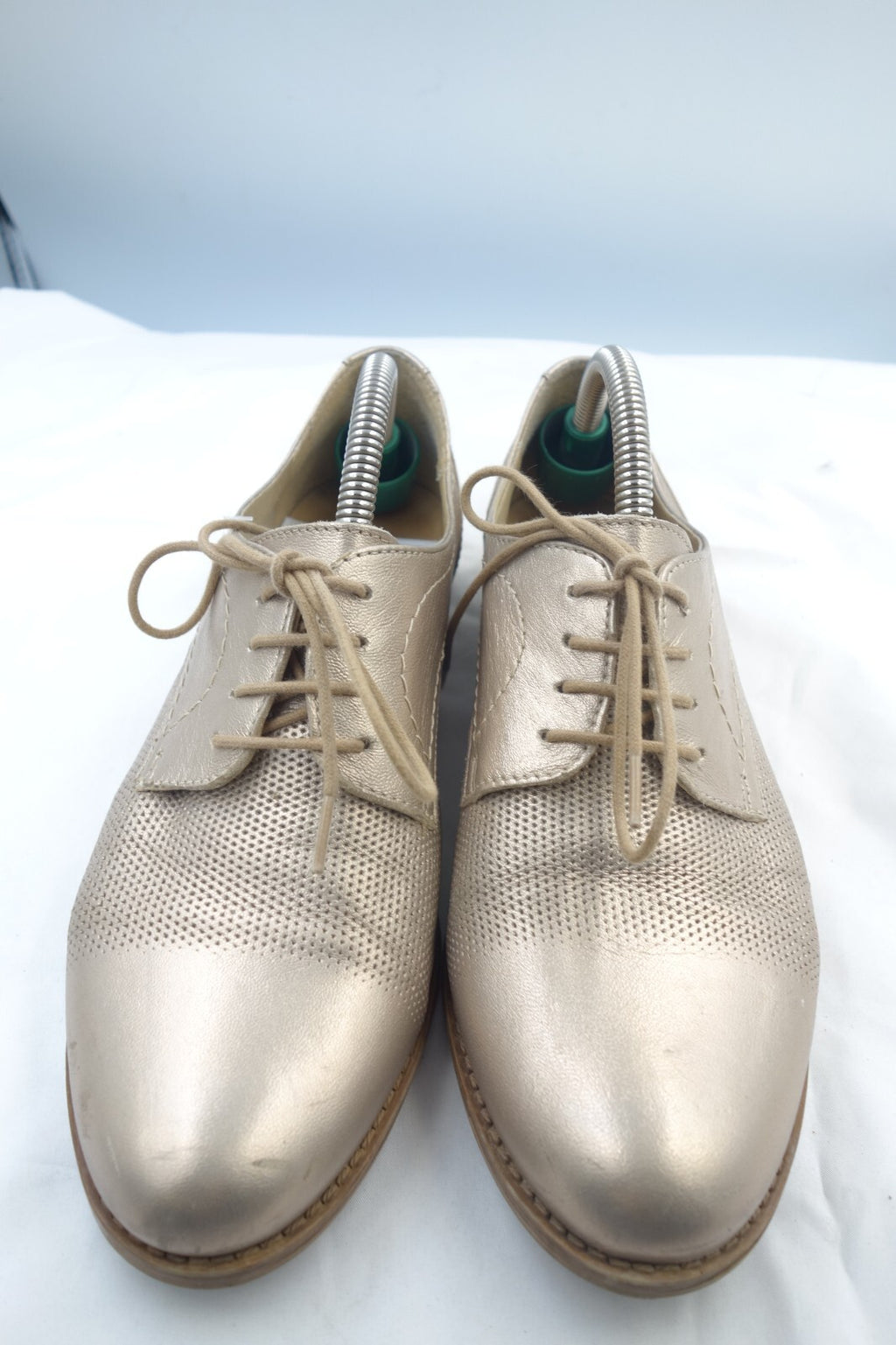 ES0358 Damen Halbschuhe von onmopiano, golden, Gr. 381