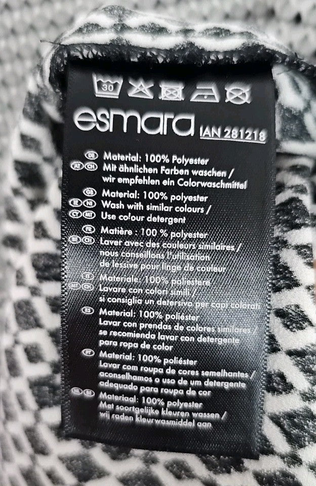 EK9553 Damen Kleid Esmara Gr.40 Schwarz2