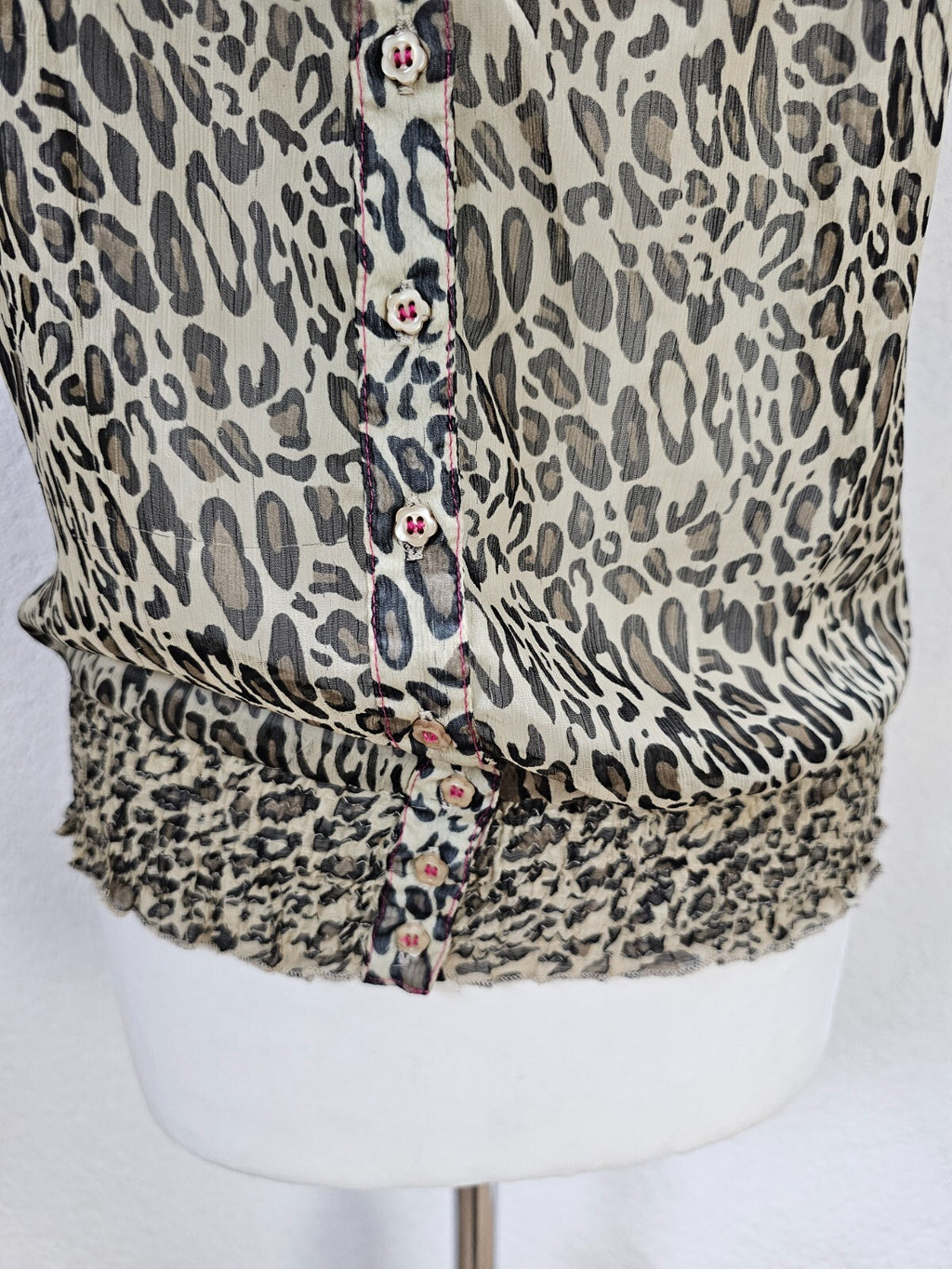 EK6115 Damen Bluse von Only, leomuster, Gr. S2
