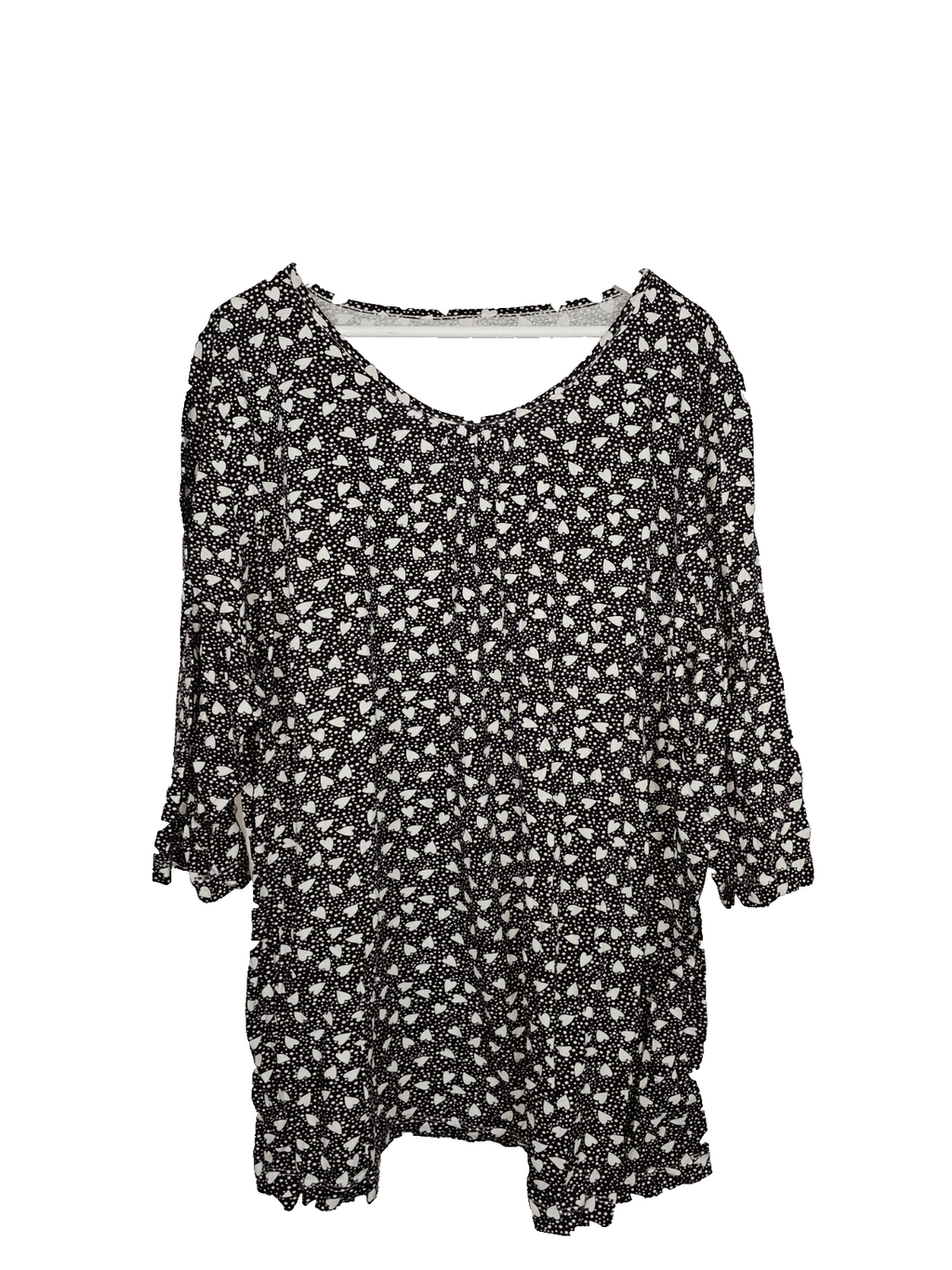 EK6828 Damen Shirt, schwarz, Gr.2XL0