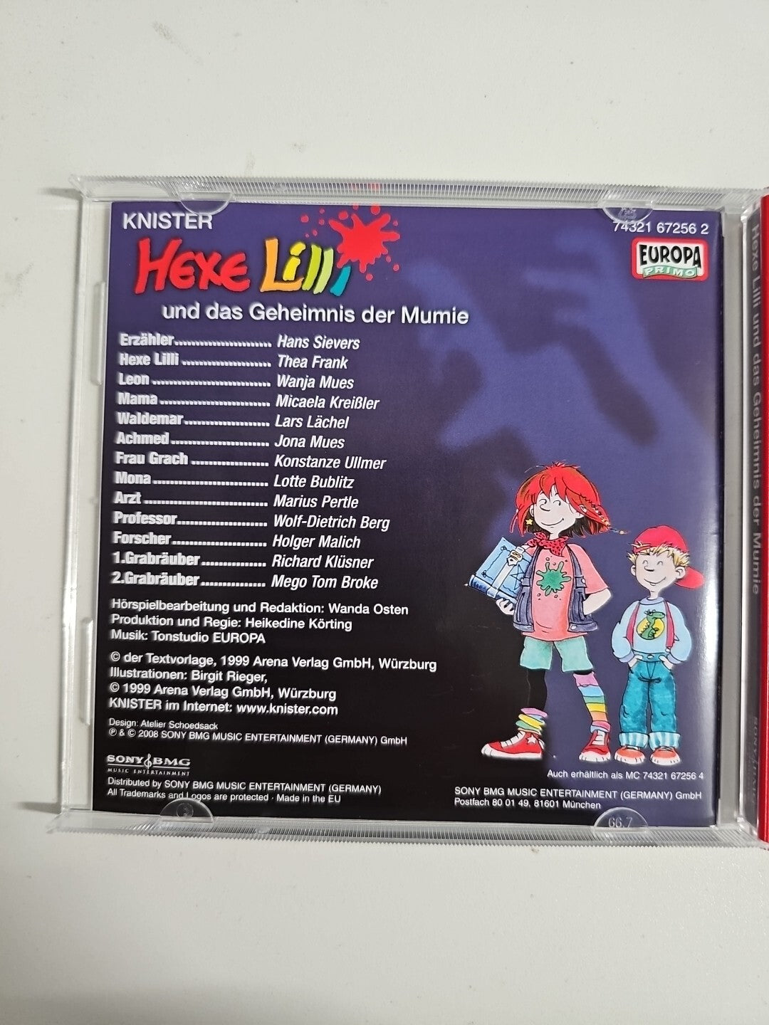 EB1471 HEXE LILLI Und Das Geheimnis Der Mumie CD Kinder Hörspiel 2008 Europa1