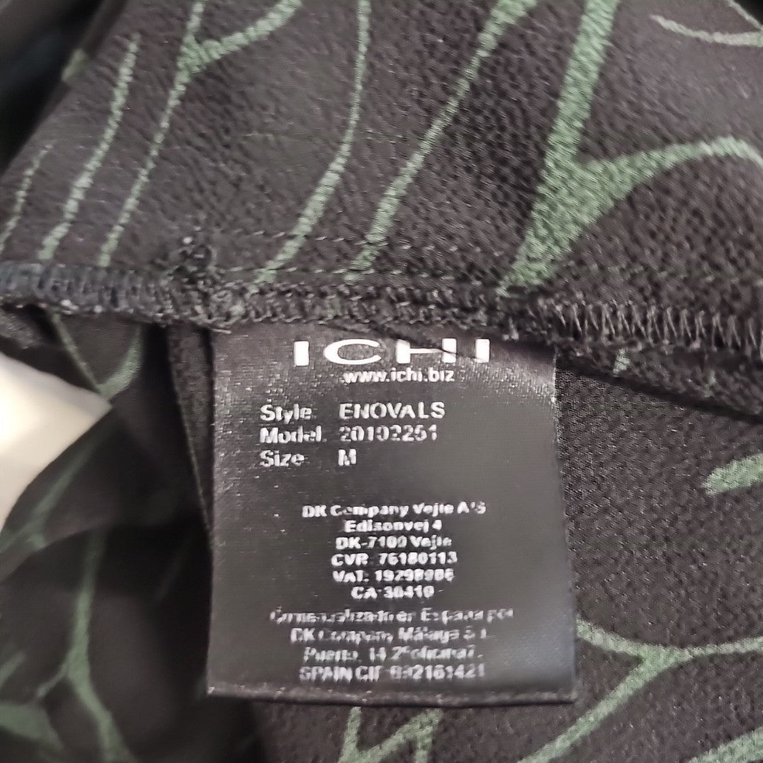 EK8057 Damen Bluse von Ichi, schwarz-grün, Gr.M6