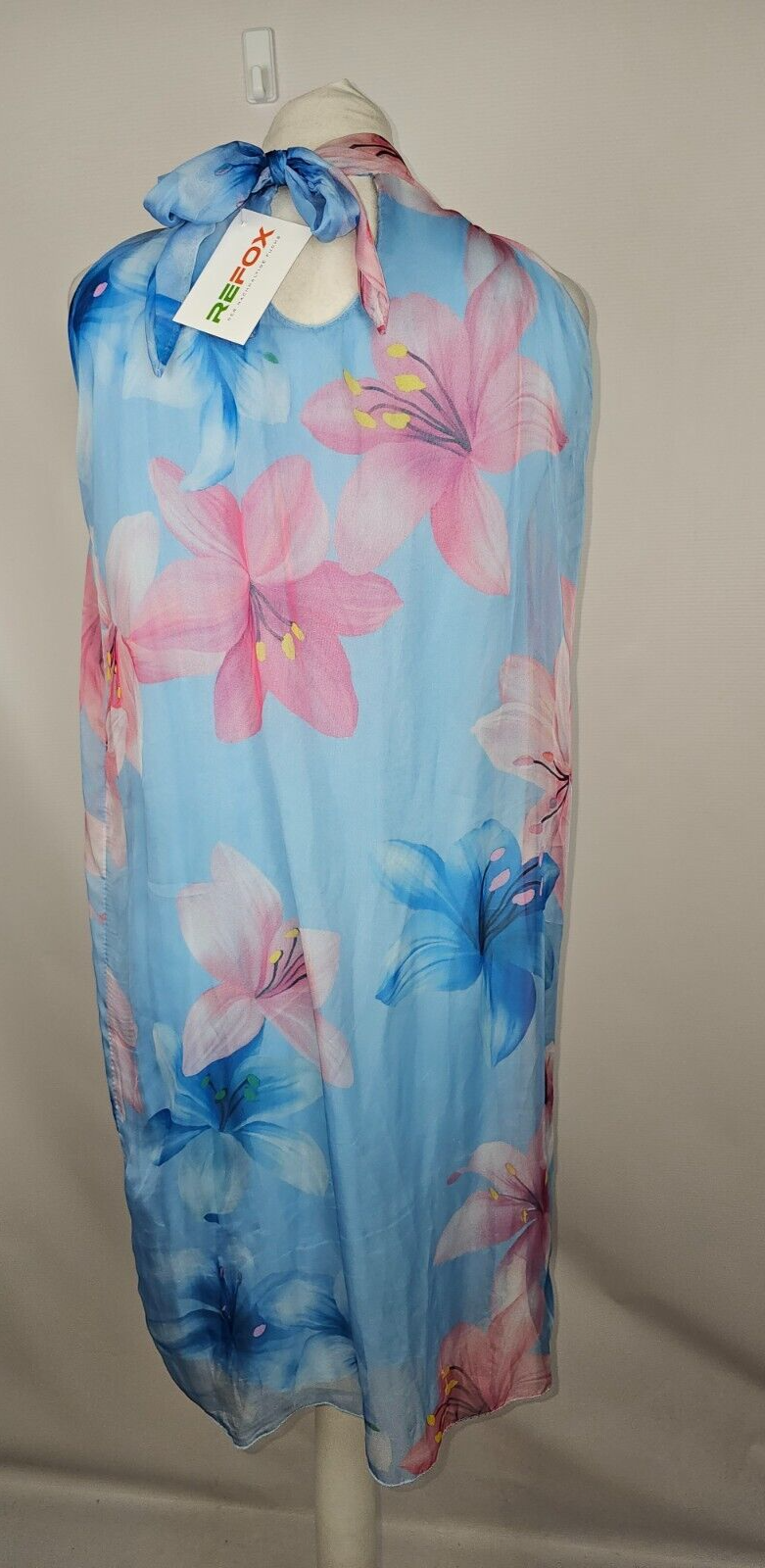 EK6445 Damen Kleid, blau-rosa, Gr.363