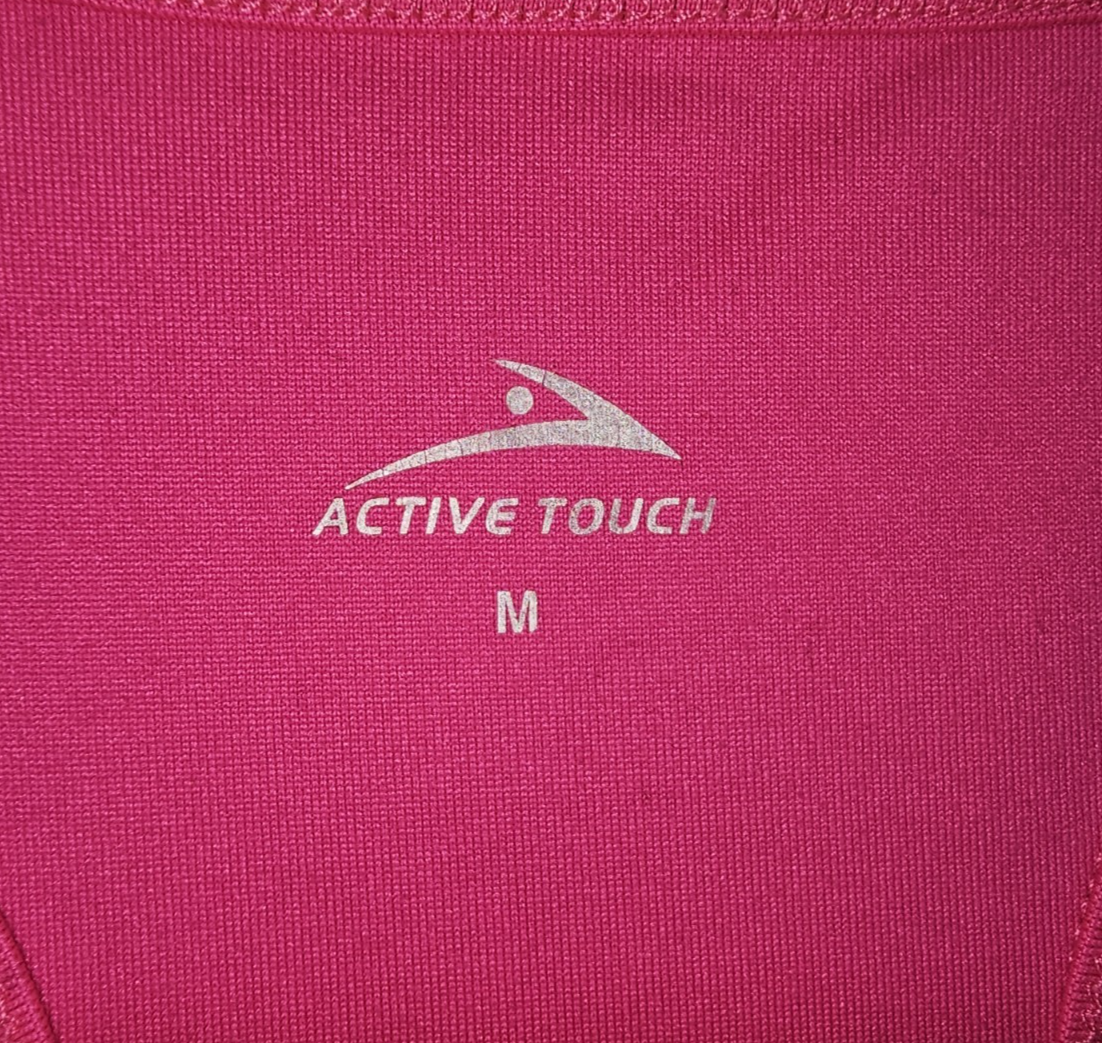 EK7749 Damen Sport Bh von Active Touch, pink, Gr.M1