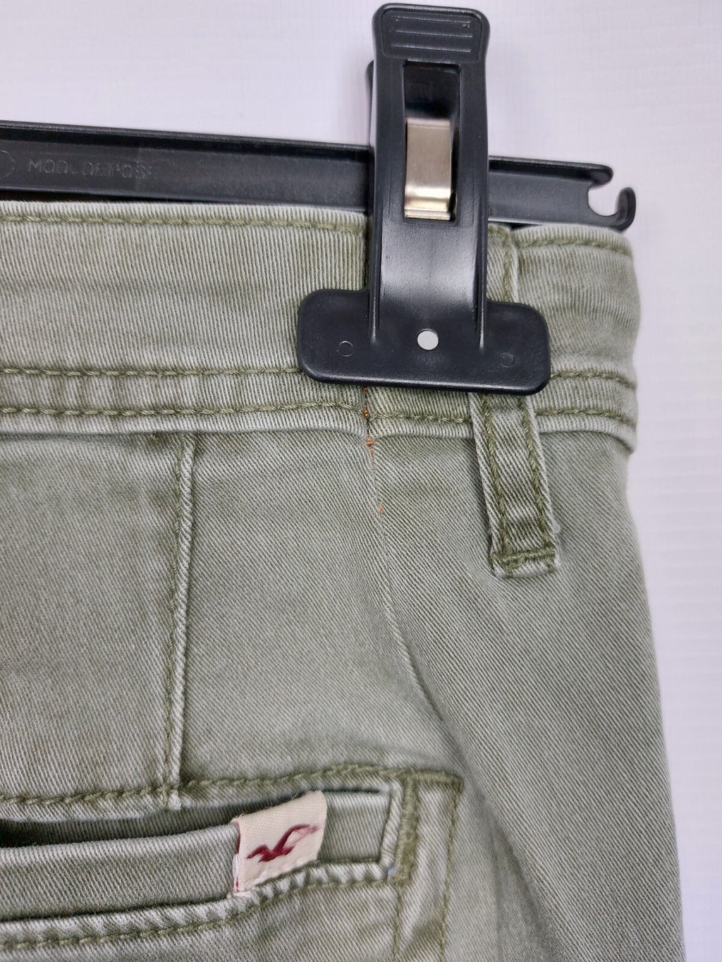 EK2165 Damen Hose von Hollister, grün, Gr. W299