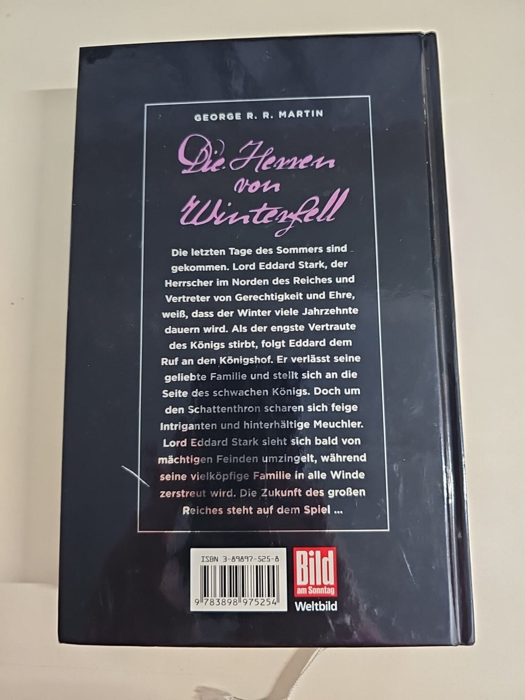 EB1244 Buch: Die Herren von Winterfell, Bild am Sonntag-Fantasy-Bibliothek 51