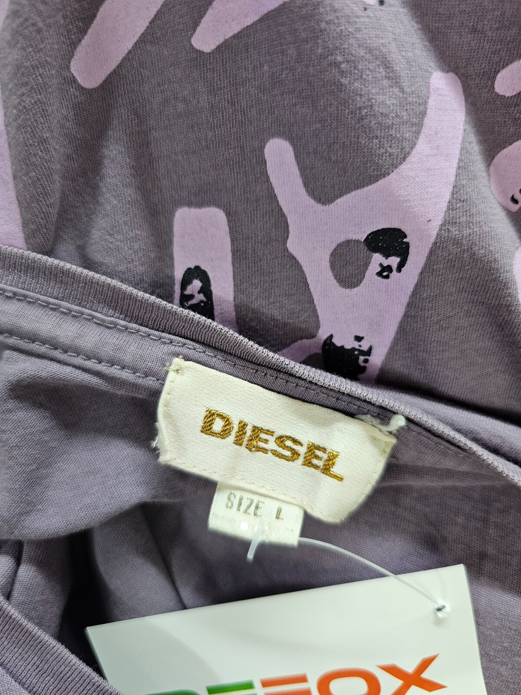EK6216 Damen T-Shirt von Diesel, lila, Gr. L4