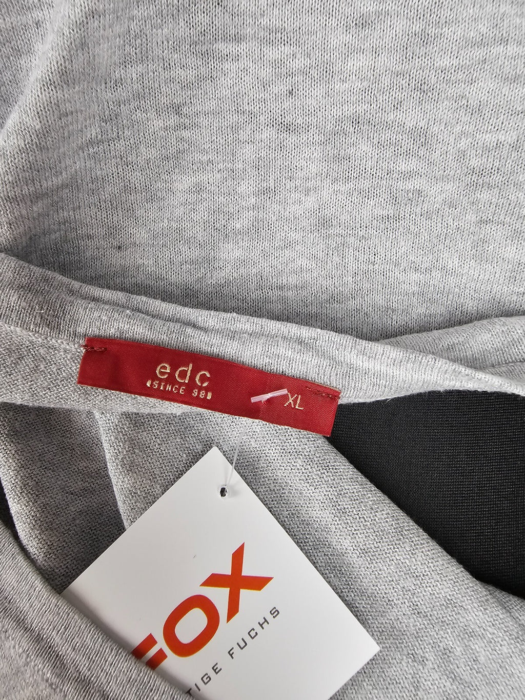 EK3545 Damen Langarmshirt von edc, grau, Gr. XL4