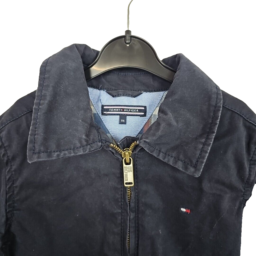 EK4353 Kinder Jacke von Tommy Hilfiger, Dungelblau, Gr. 1161