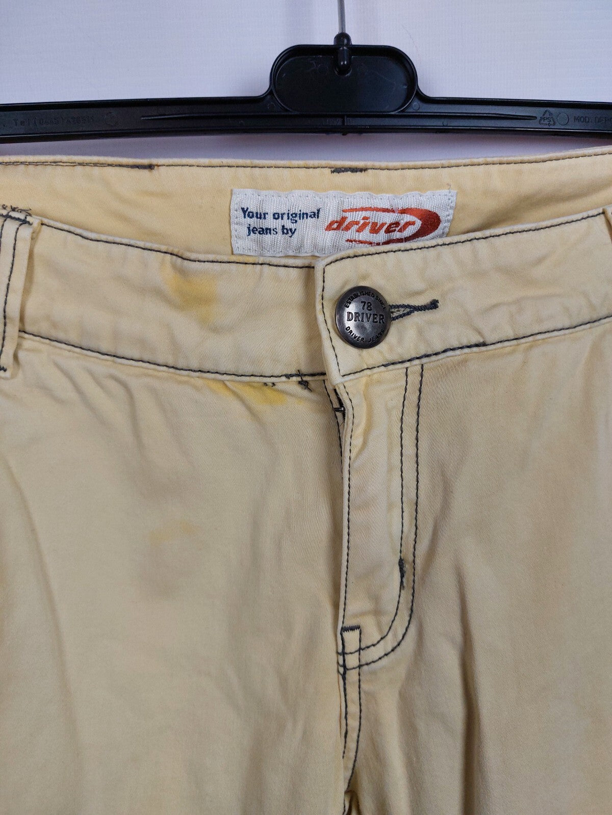 EK3907 Herren Hose von driver, blassgelb, Gr. 333
