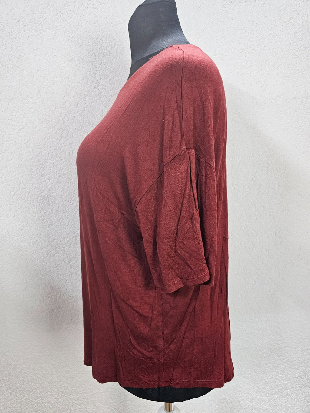 EK2881 Damen T-Shirt von Amisu, rotbraun, Gr. 2XL2