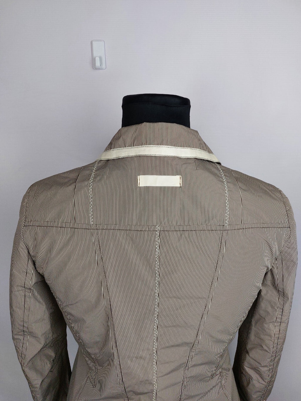 EK4892 Damen Jacke von Isabel, beige/braun kariert, Gr. 406