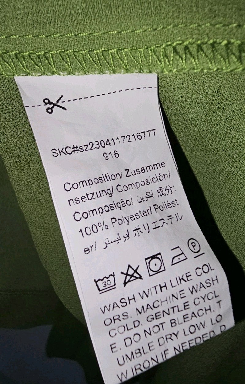 EK10965 Damen Bluse von SheIn, grün, Gr.1XL3