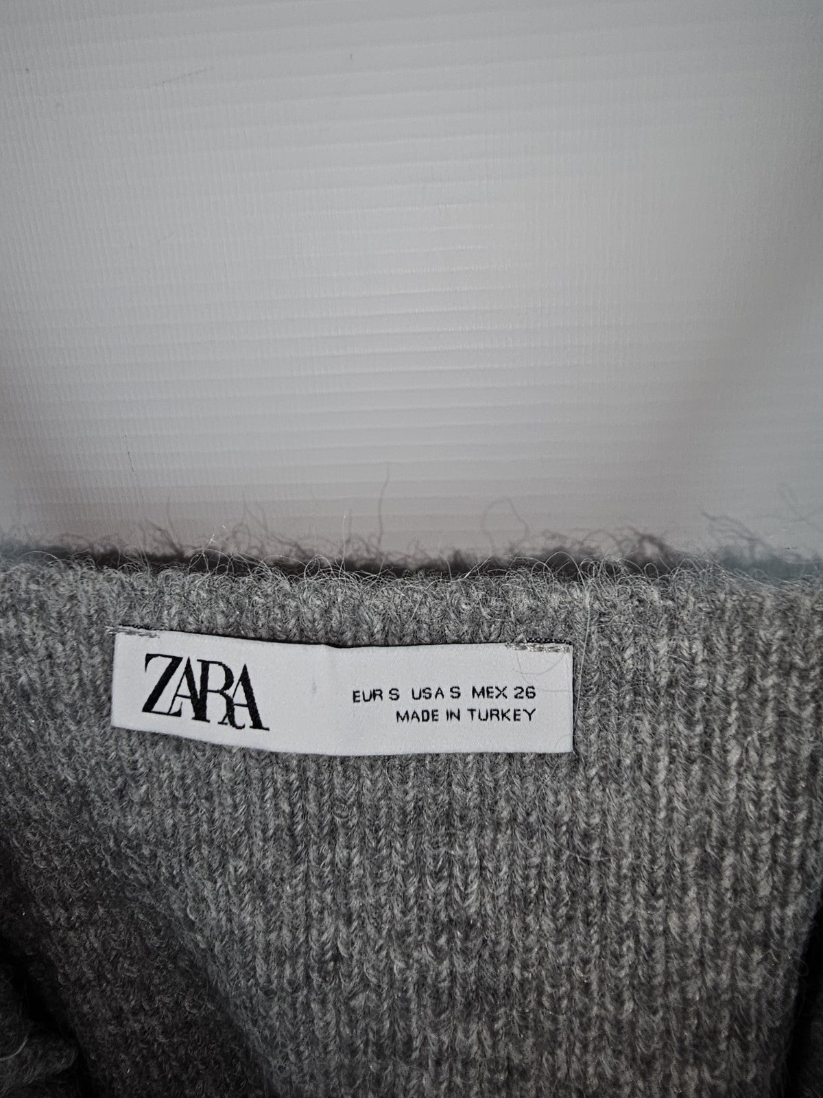EK6133 Damen Top von Zara, Grau, Gr.S2