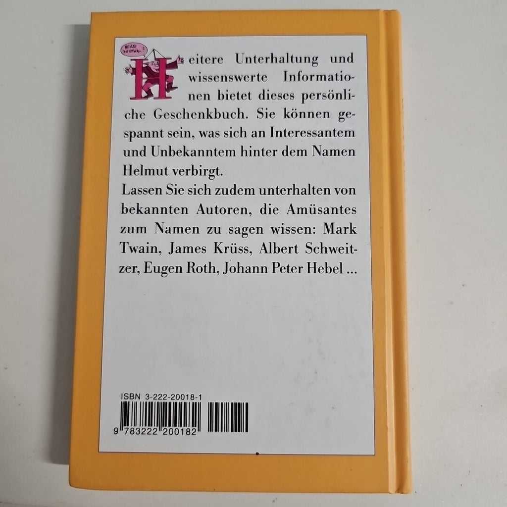 EB2085 Nomen est omen, Helmut -  Ernst Emrich/Claudia Mende (Ungelesen!)1