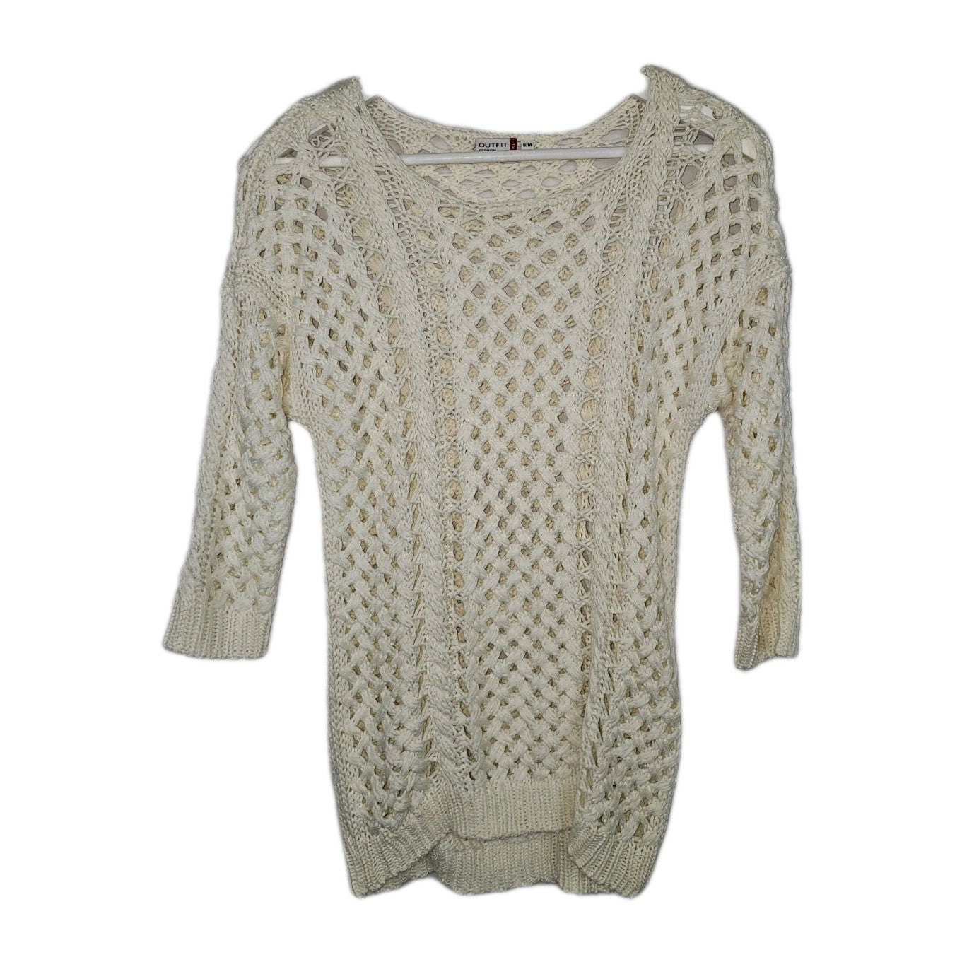 EK10863 Damen Pullover von NKD, Cremeweiß, Gr.S/M0